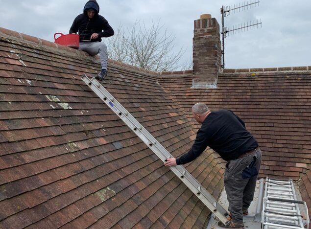 repointing work to roof in droitwich