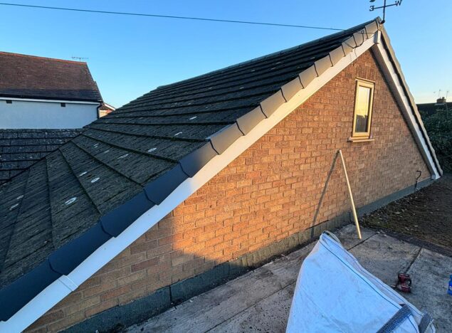 Dry verge cap installation in Worcester