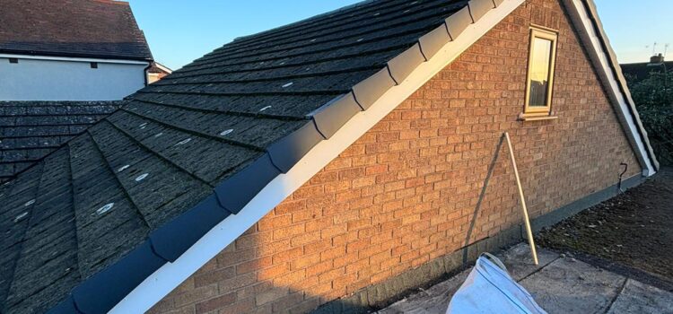 Dry verge cap installation in Worcester